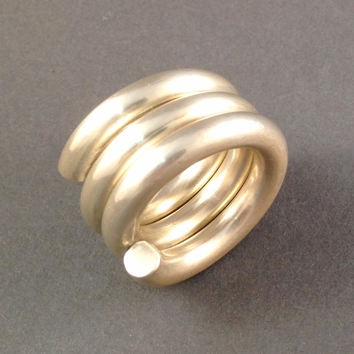 Bague Spirale Argent