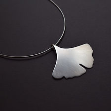 Collier Feuille de Ginkgo