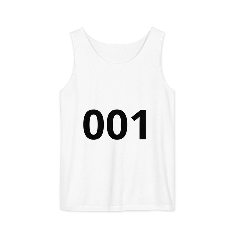 Unisex garment-dyed tank top