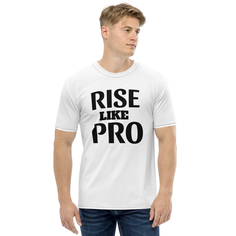 "Rise Like a Pro" – Premium Eco-Friendly Tee