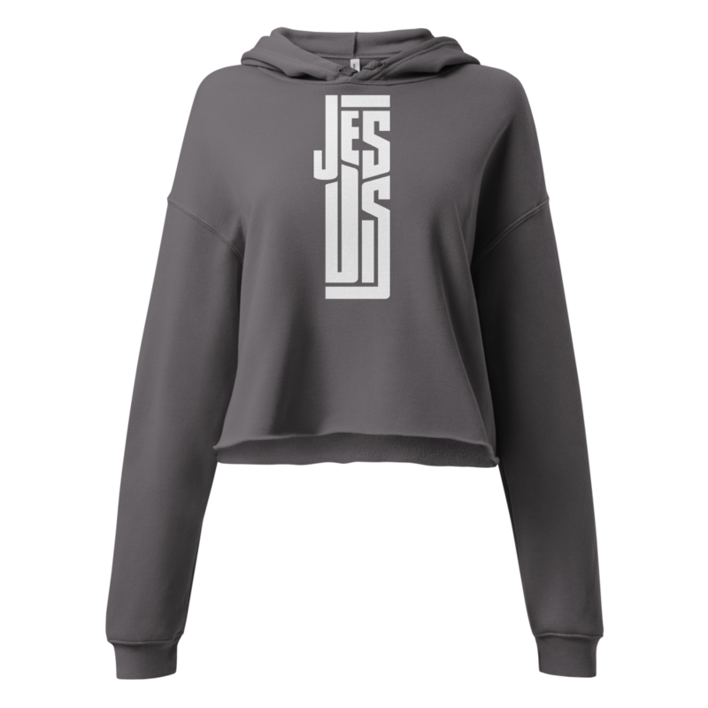 "JESUS" Crop Hoodie