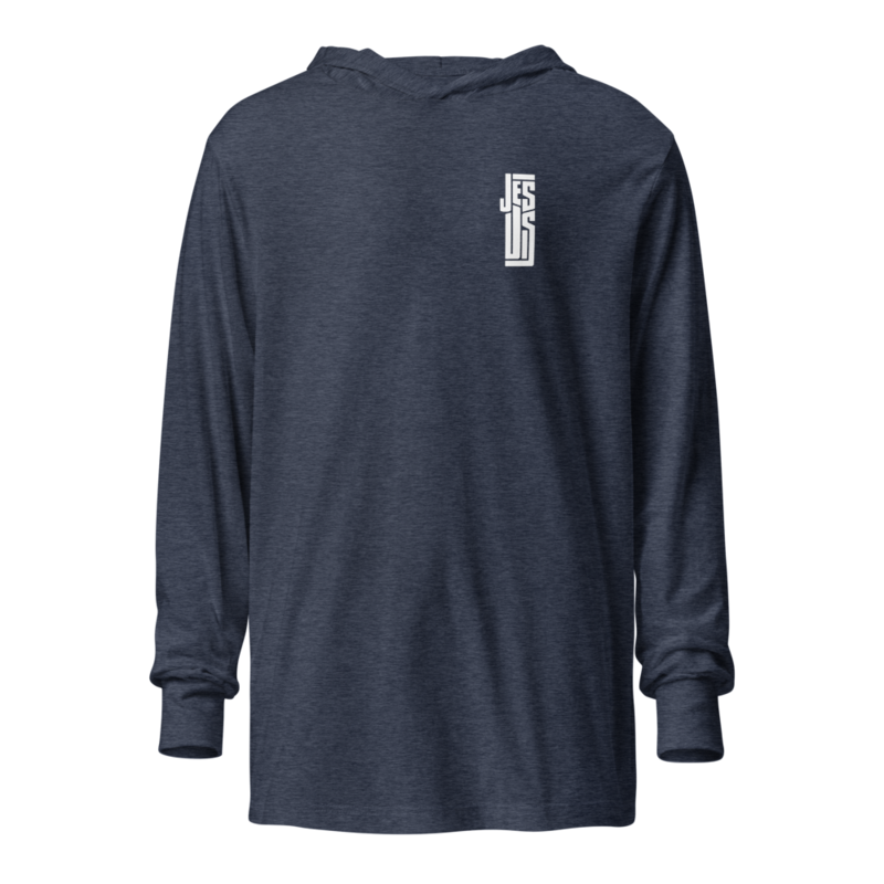 "JESUS" Hooded Long-Sleeve Tee