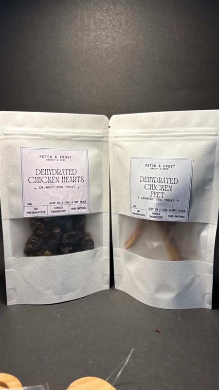 Dehydrated Chicken Hearts & Feet Combo