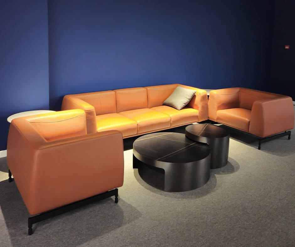 Modern Leather Sofa Set
