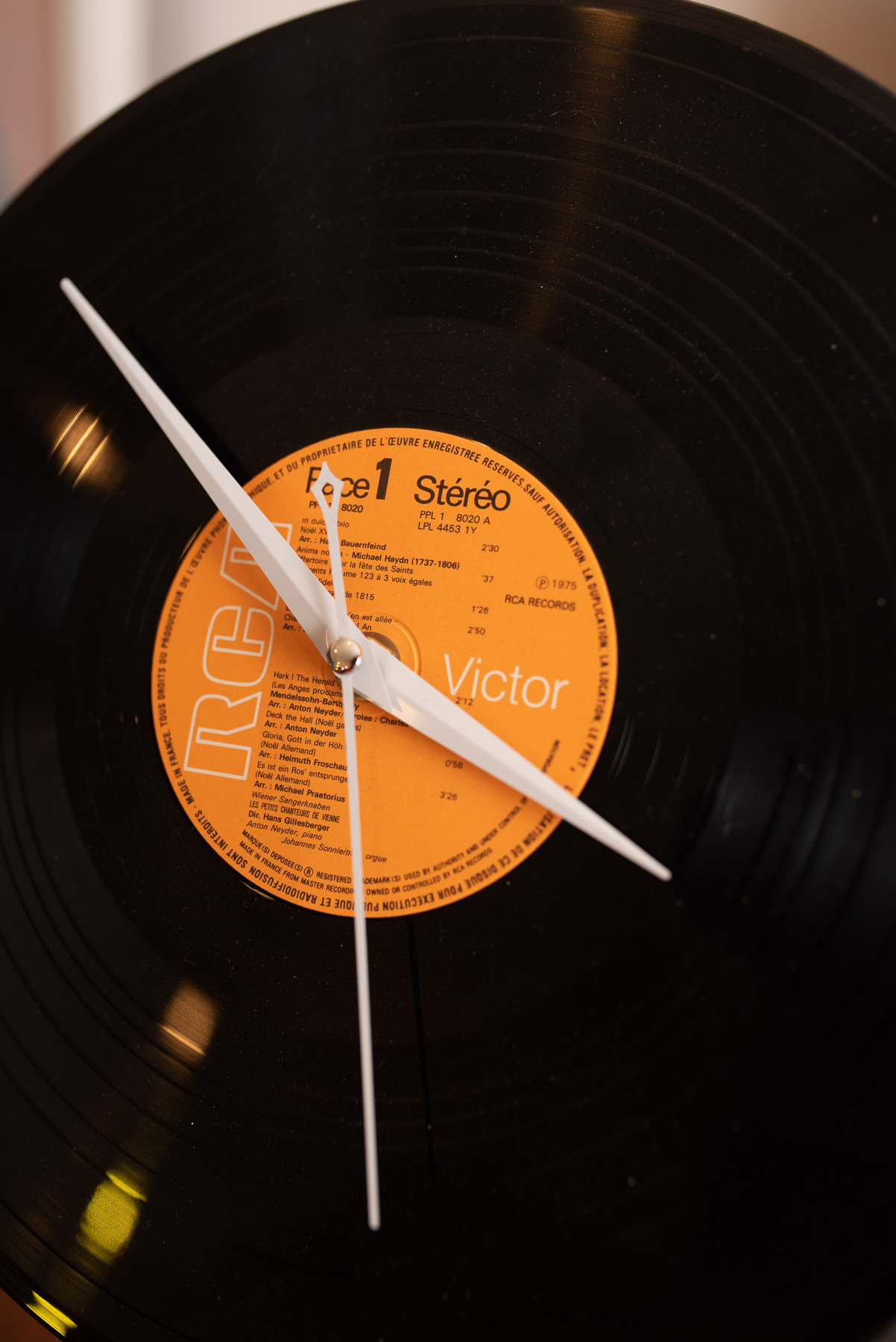 Horloge murale "Vinila disko"