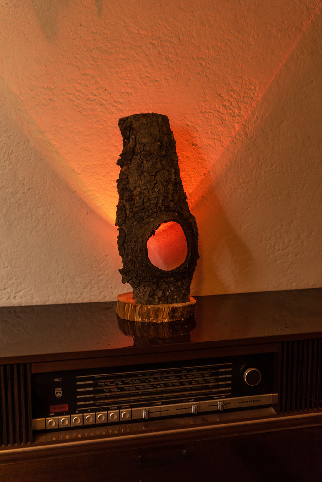 Lampe "Truigita ŝelo"