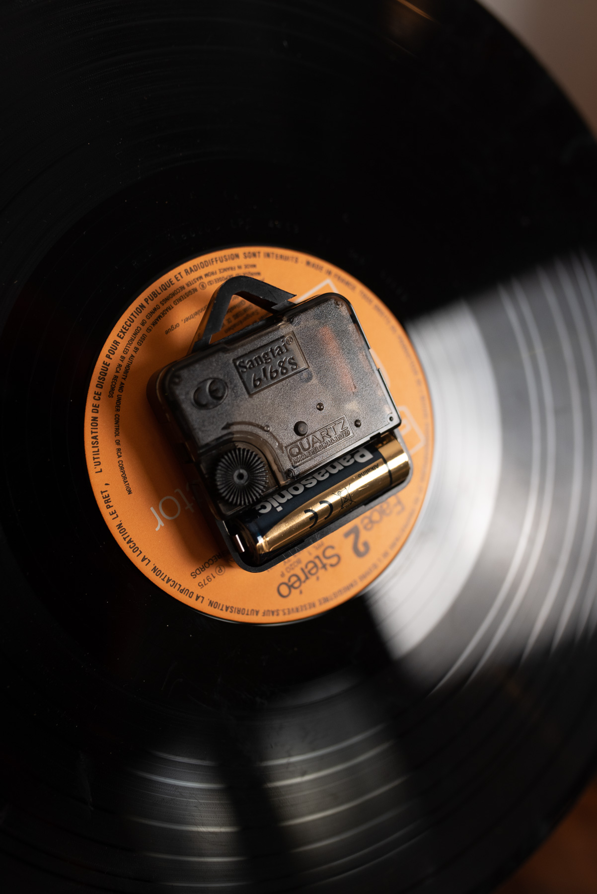 Horloge murale "Vinila disko"