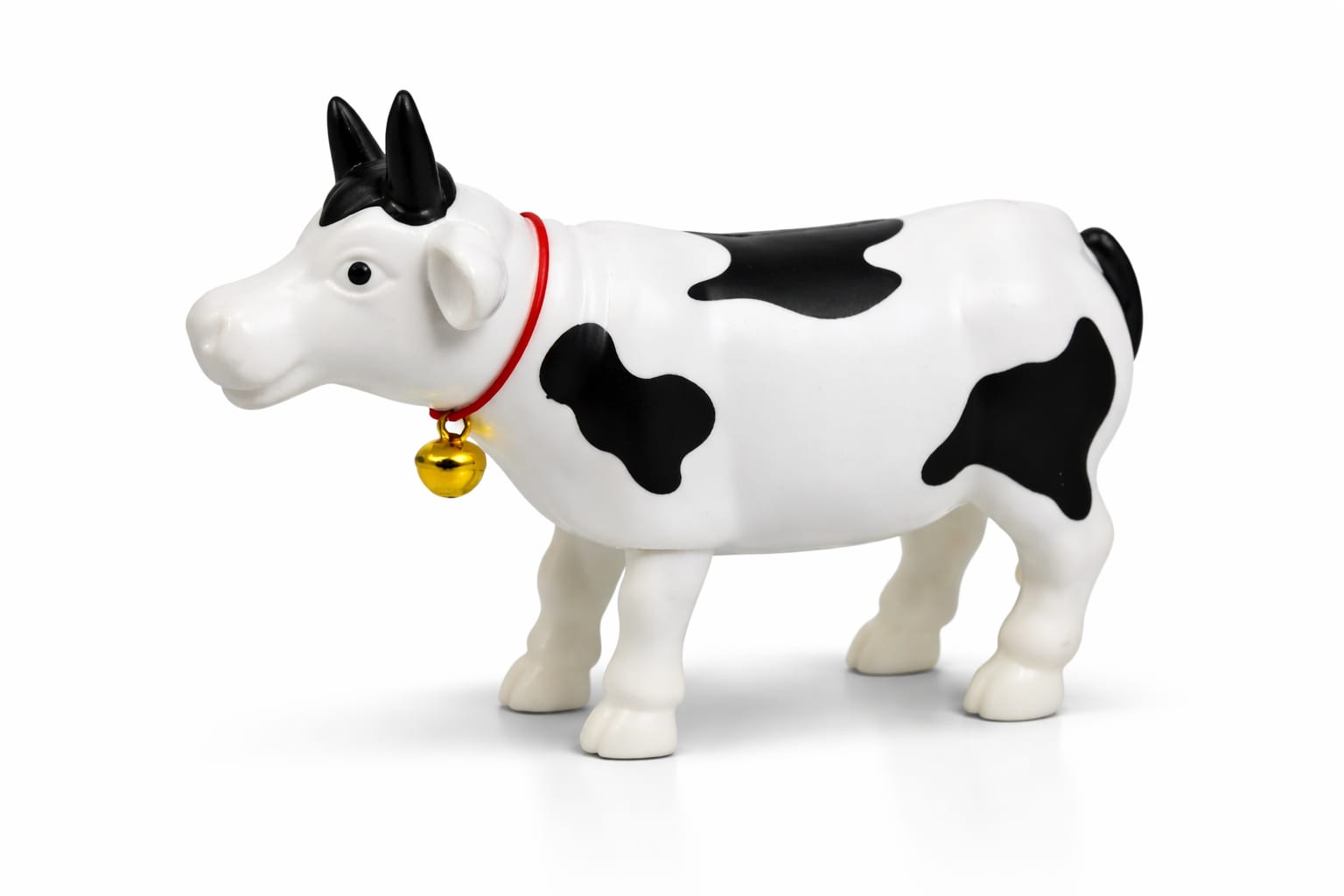 Wind Up Moving Cow Toy | Walking Cow with Bell | Traditional Cow Toy for Kids & New Home Decoration