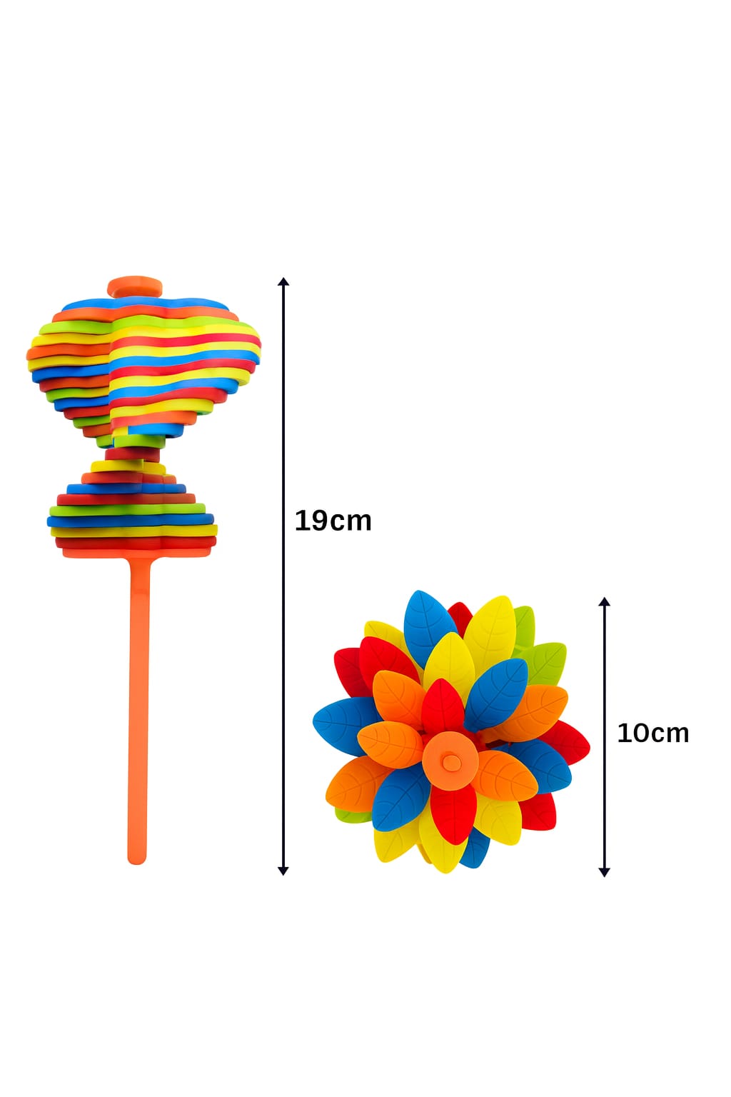 Rainbow plastic Spinning Toy
