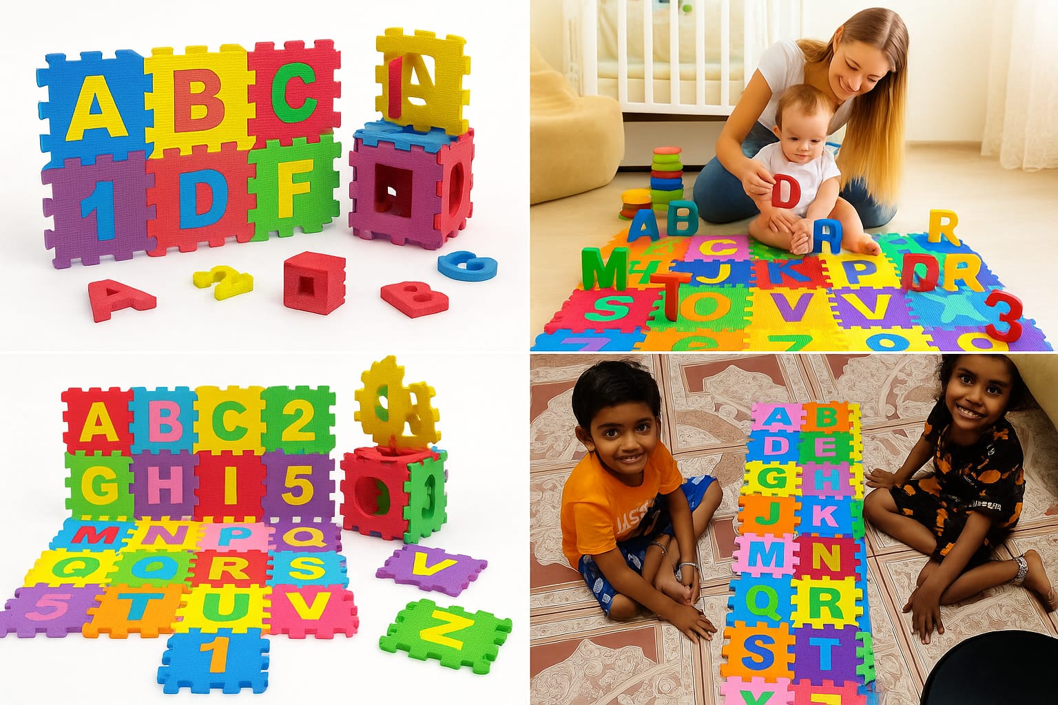 Alphabet & Number Foam Play Mat