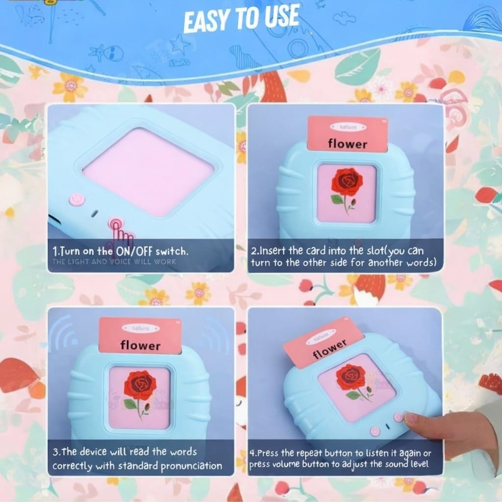 112PCS Double-sided Flash Cards for Toddlers