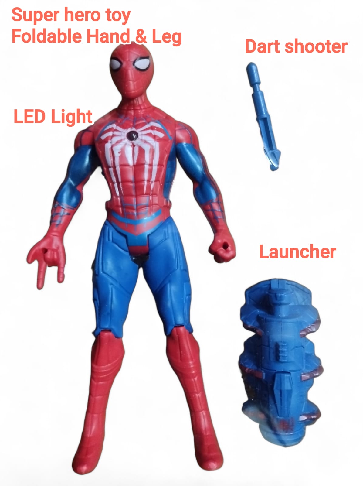 Spider-Man Action Figure Dart Launcher