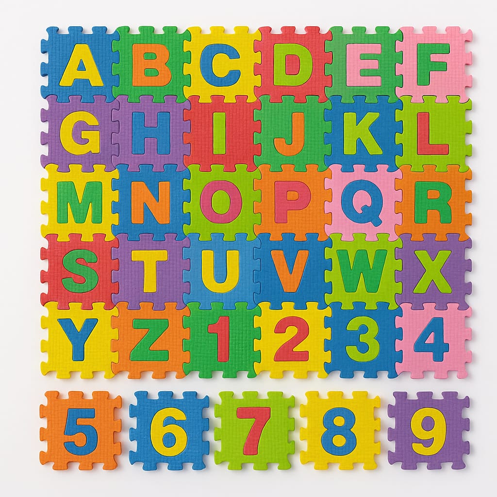Alphabet & Number Foam Play Mat