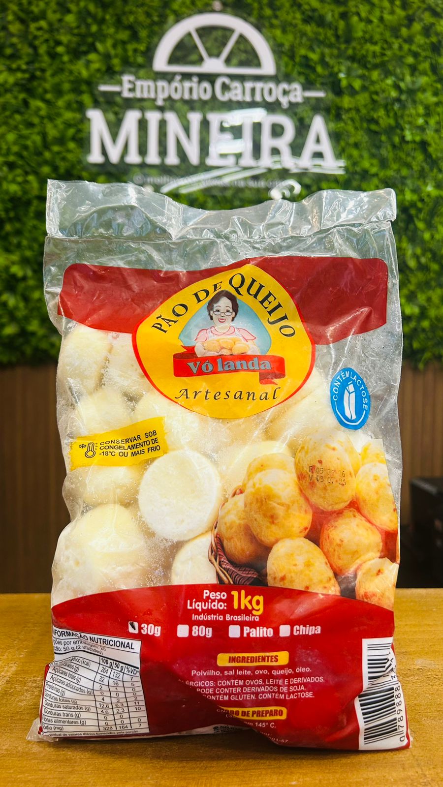PÃO DE QUEIJO ARTESANAL TRADICIONAL