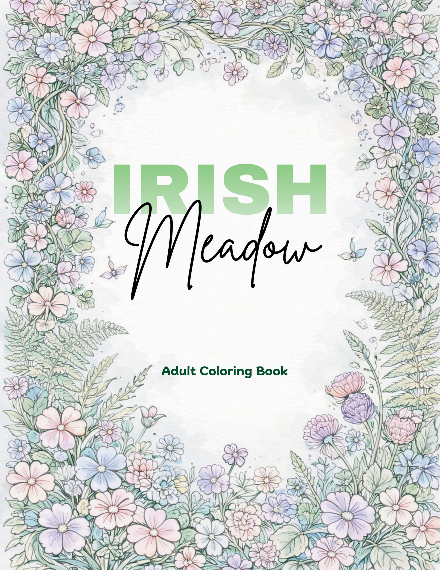 Irish Meadow Destination Coloring Book