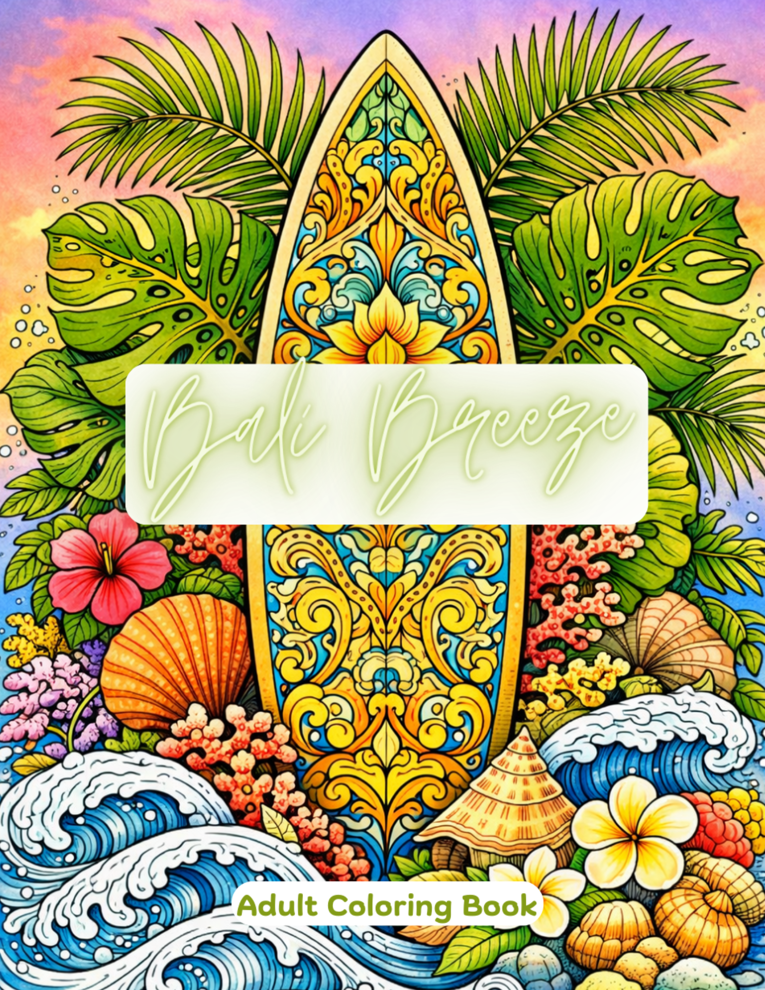 Bali Breeze Destination Coloring Book