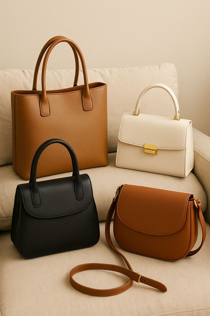 Elegant Leather Handbag Collection