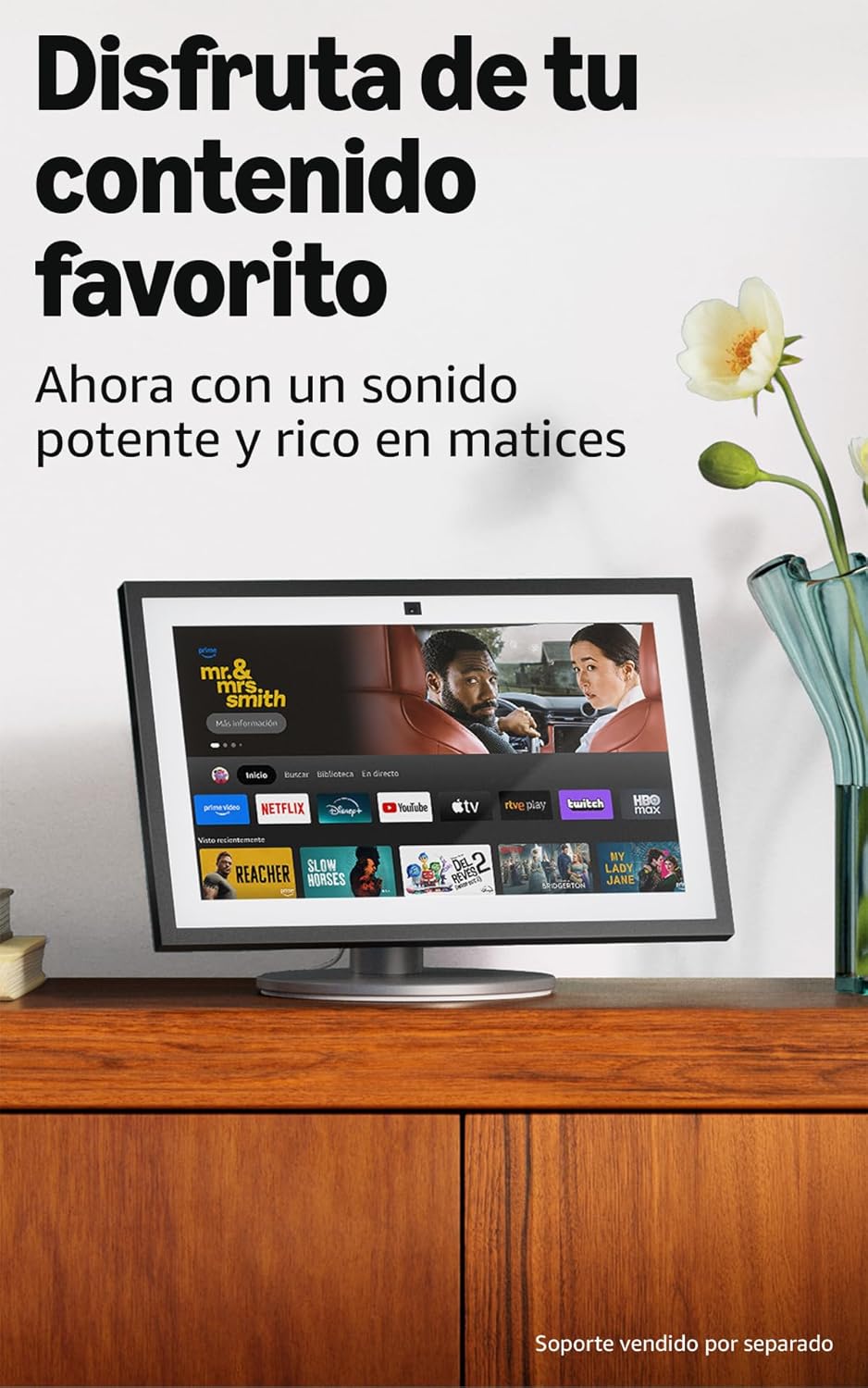 Amazon Echo Show 15 (última generación) | Pantalla inteligente Full HD de 15,6
