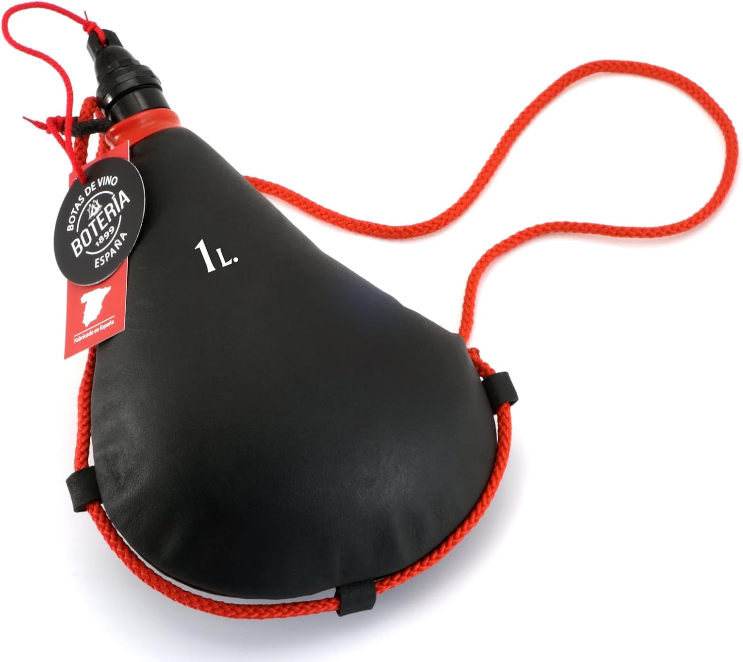 Bota de Vino Tradicional. Elaborada en Piel de Cabra