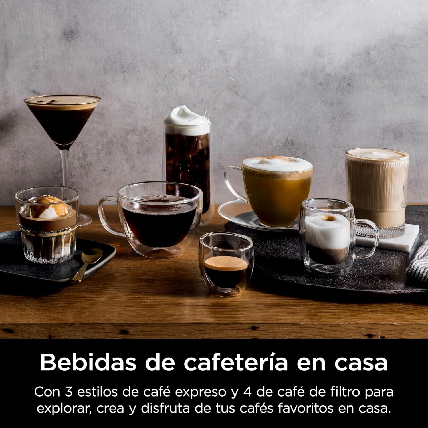 Ninja Luxe Premier Cafetera 3 en 1 Para Latte, Cappuccino, Cold Brew y Espresso