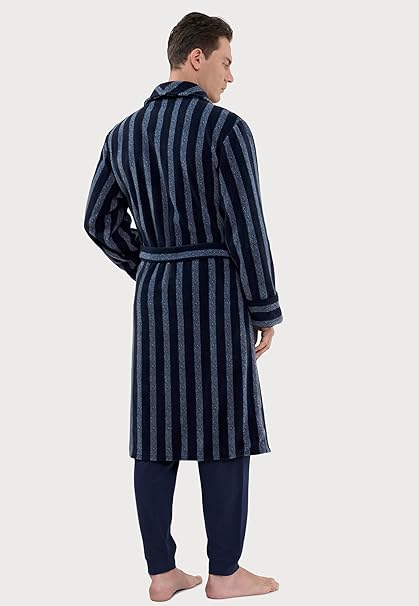 El Búho Nocturno Bata Hombre Invierno Casa