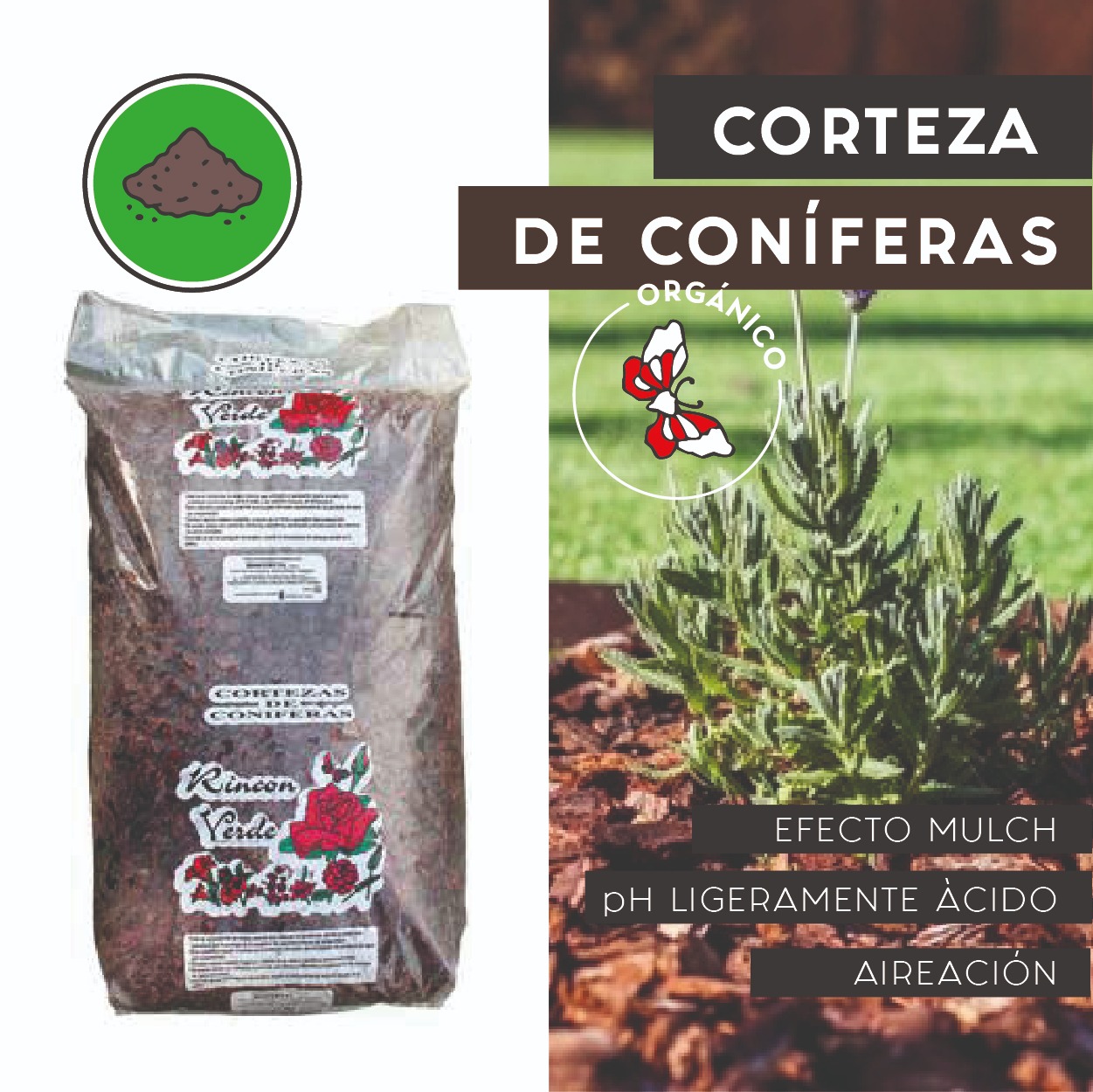 Corteza de coníferas Rincón Verde®