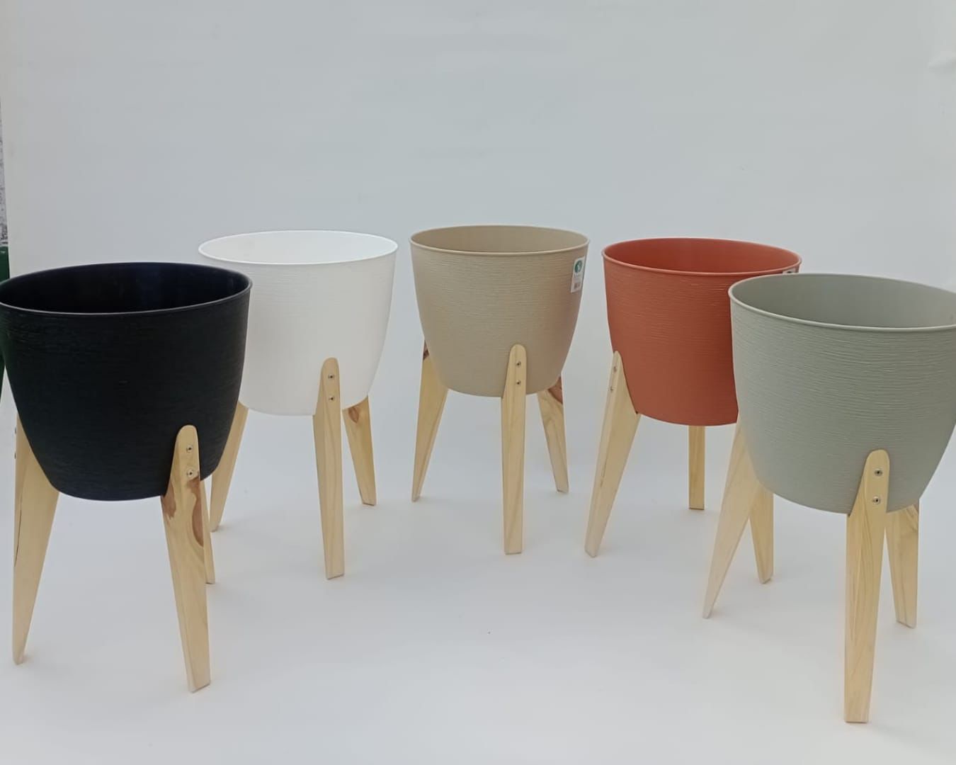 Porta Macetas rayado