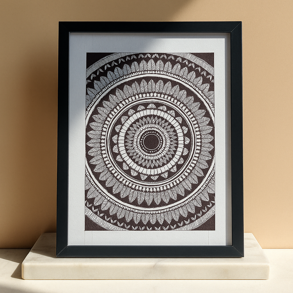 Mandala Art Framed Print