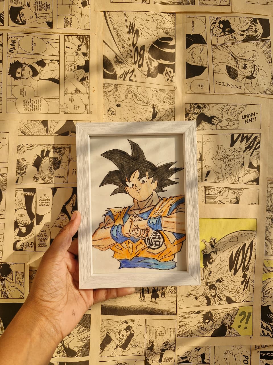 Goku Framed Art Print