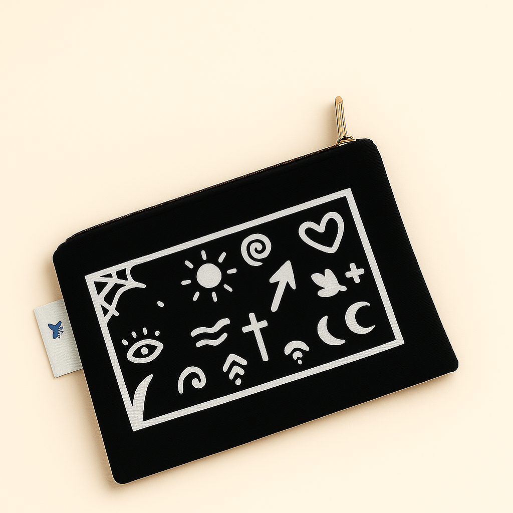 Mystic Symbol Zipper Pouch