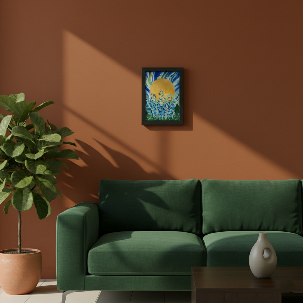 Sunlit Botanical Framed Art