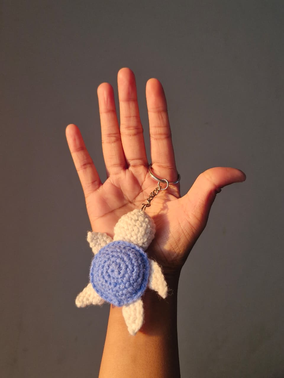 Crochet Turtle Keychain