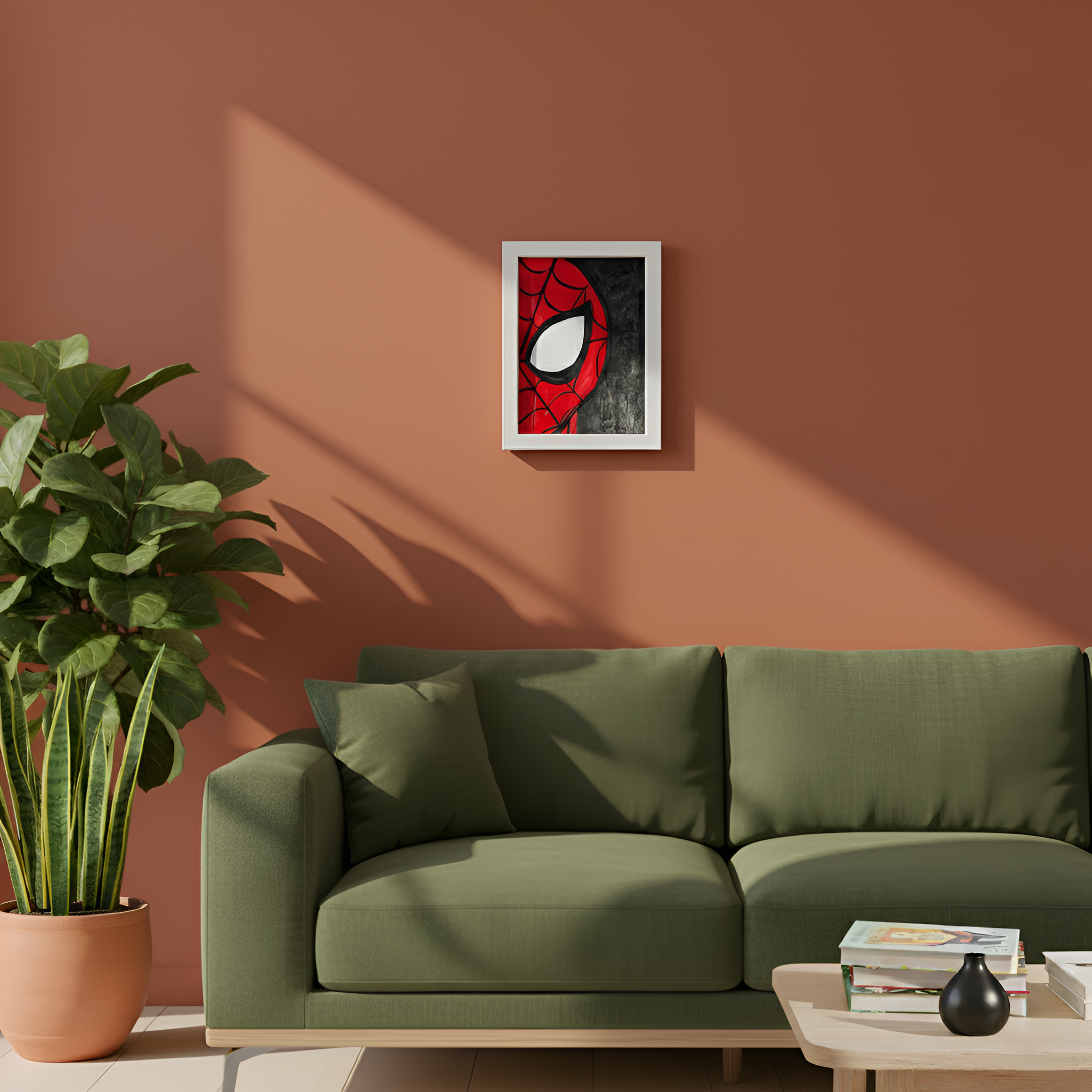 Spiderman Portrait Wall Frame