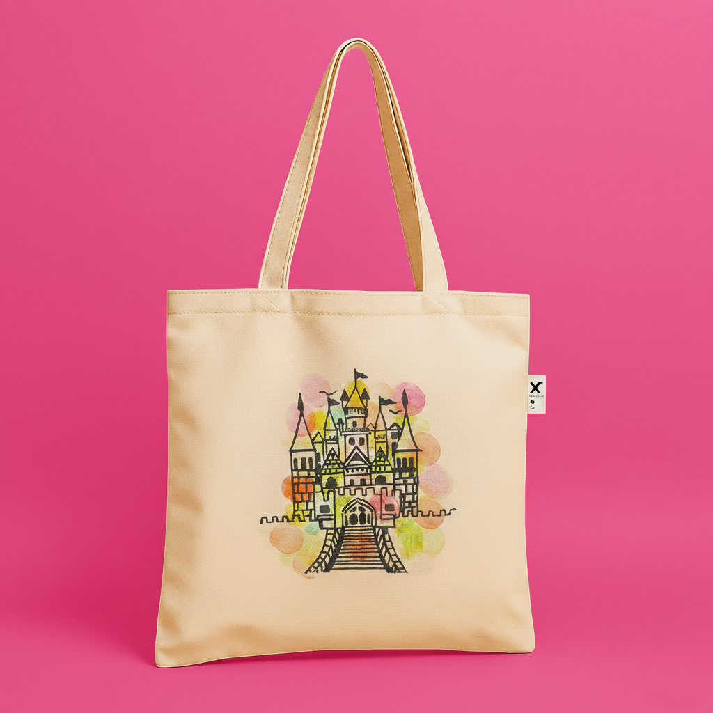 Castle Art Tote Bag