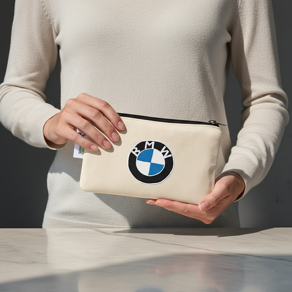 BMW Canvas Zipper Pouch