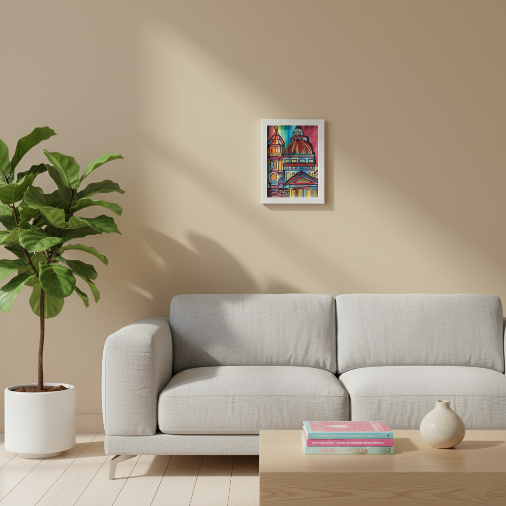 Colorful Cityscape Art Print