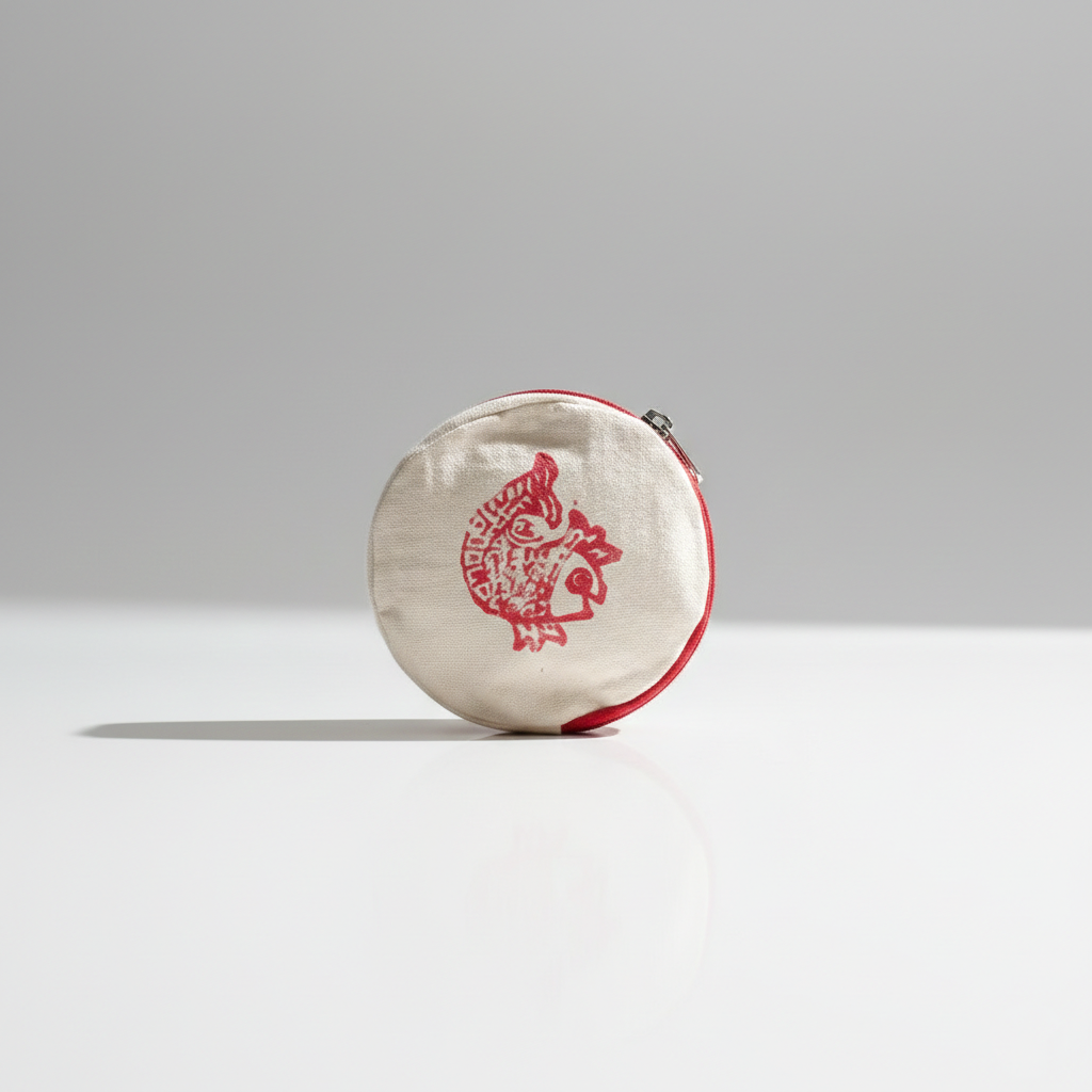 Round Ethnic Coin Pouch