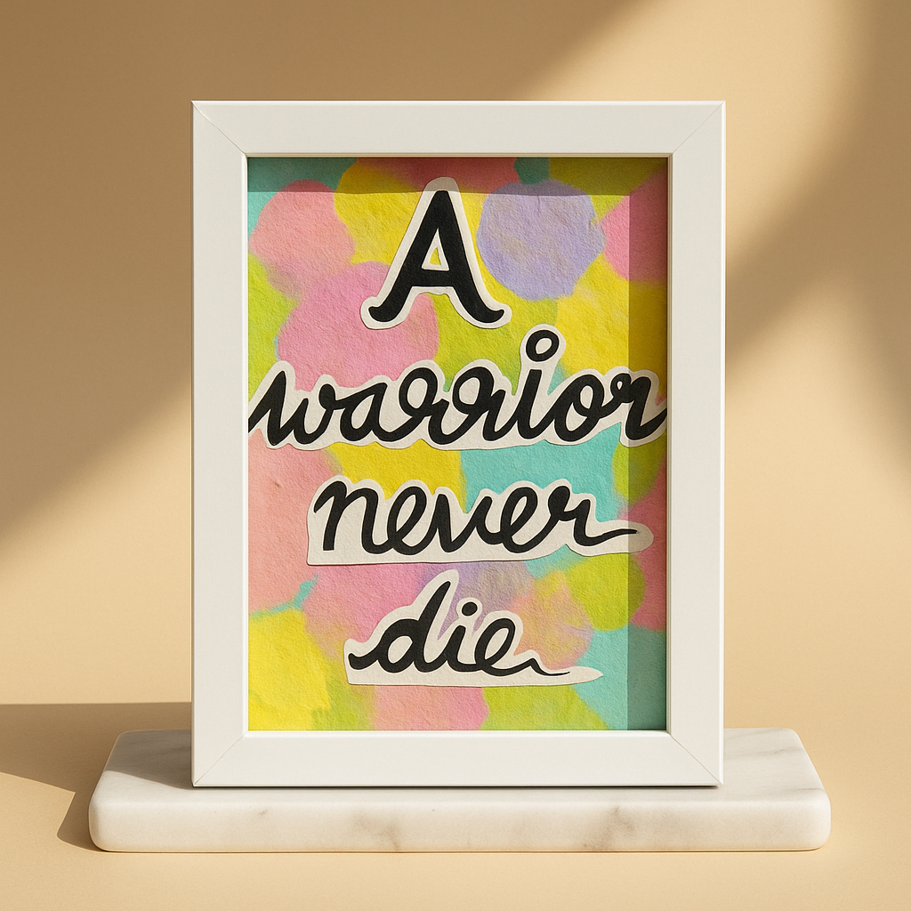 Inspirational Quote Framed Art