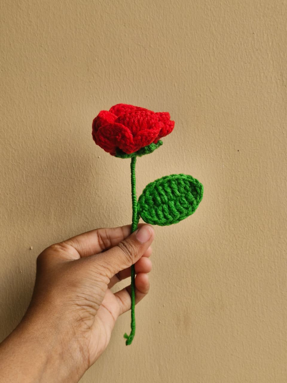Handmade Crochet Rose