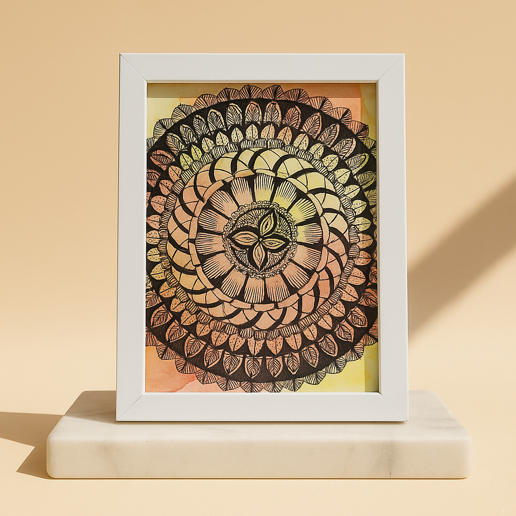 Mandala Art Framed Print