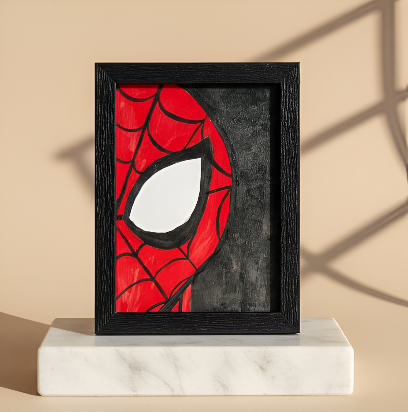 Spiderman Portrait Wall Frame