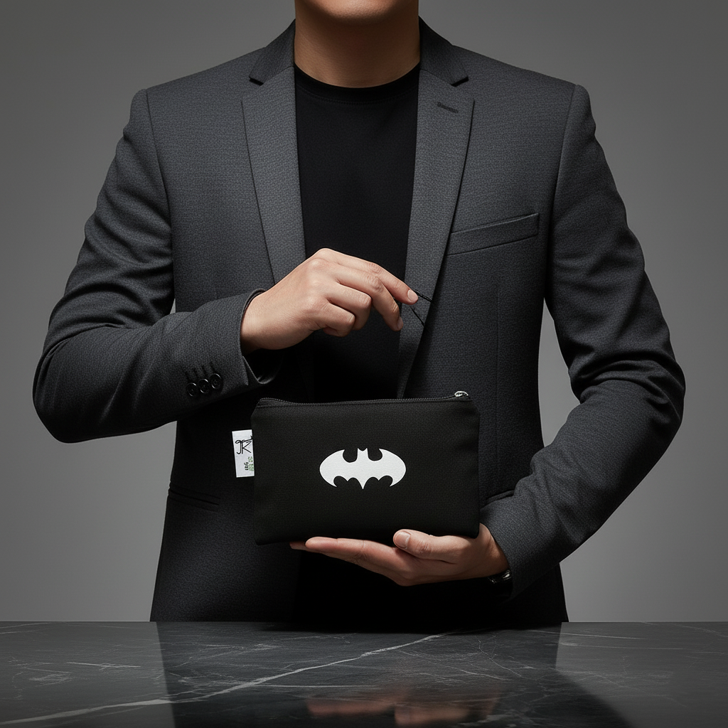 Batman Logo Zipper Pouch