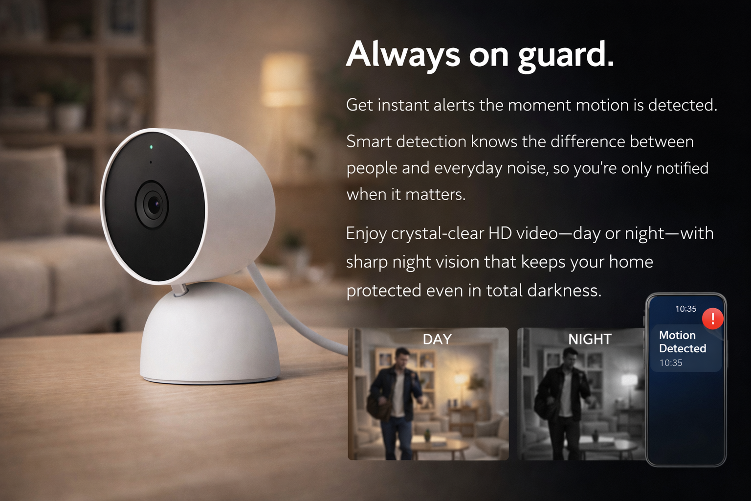 Google Nest Wired Outdoor Smart Security Camera – 2nd Generation (Snow)