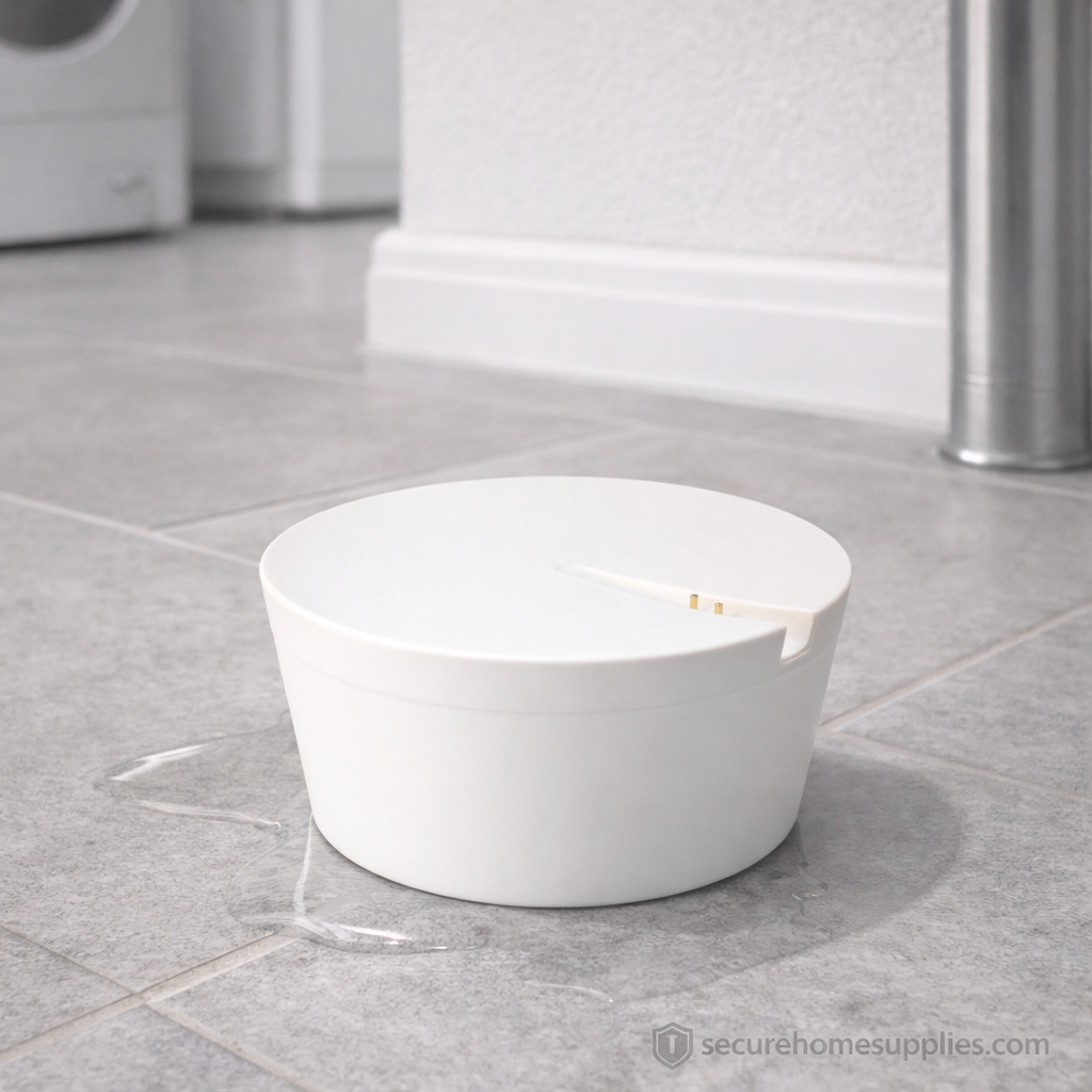 2GIG Wireless Dual Flood & Water Leak Sensor – 345 MHz