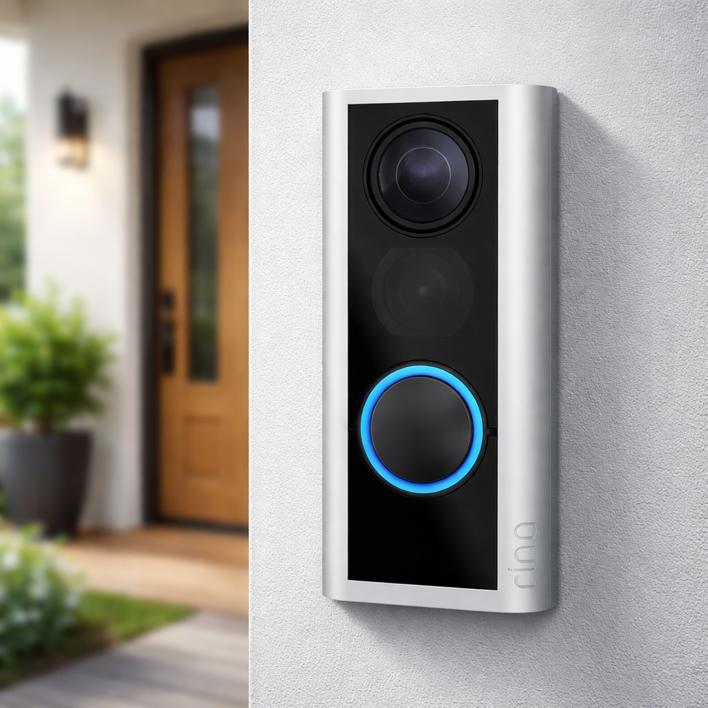 Smart Video Doorbell with Camera – Motion Alerts & Two-Way Audio