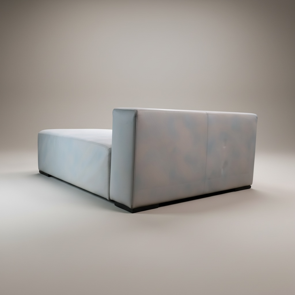 LOOM XL White Sculpted Sofa — Architectural Lounge Platform