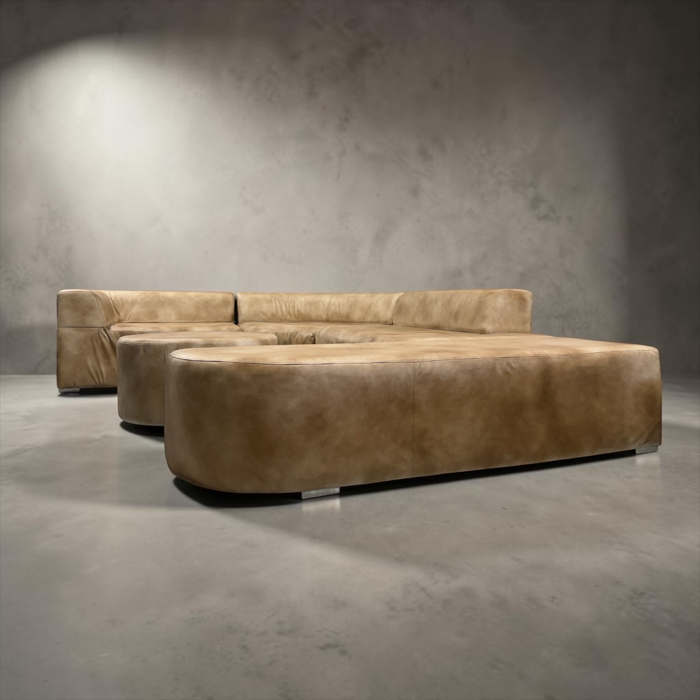 LOOM Sculptural Modular Sectional with Ottoman