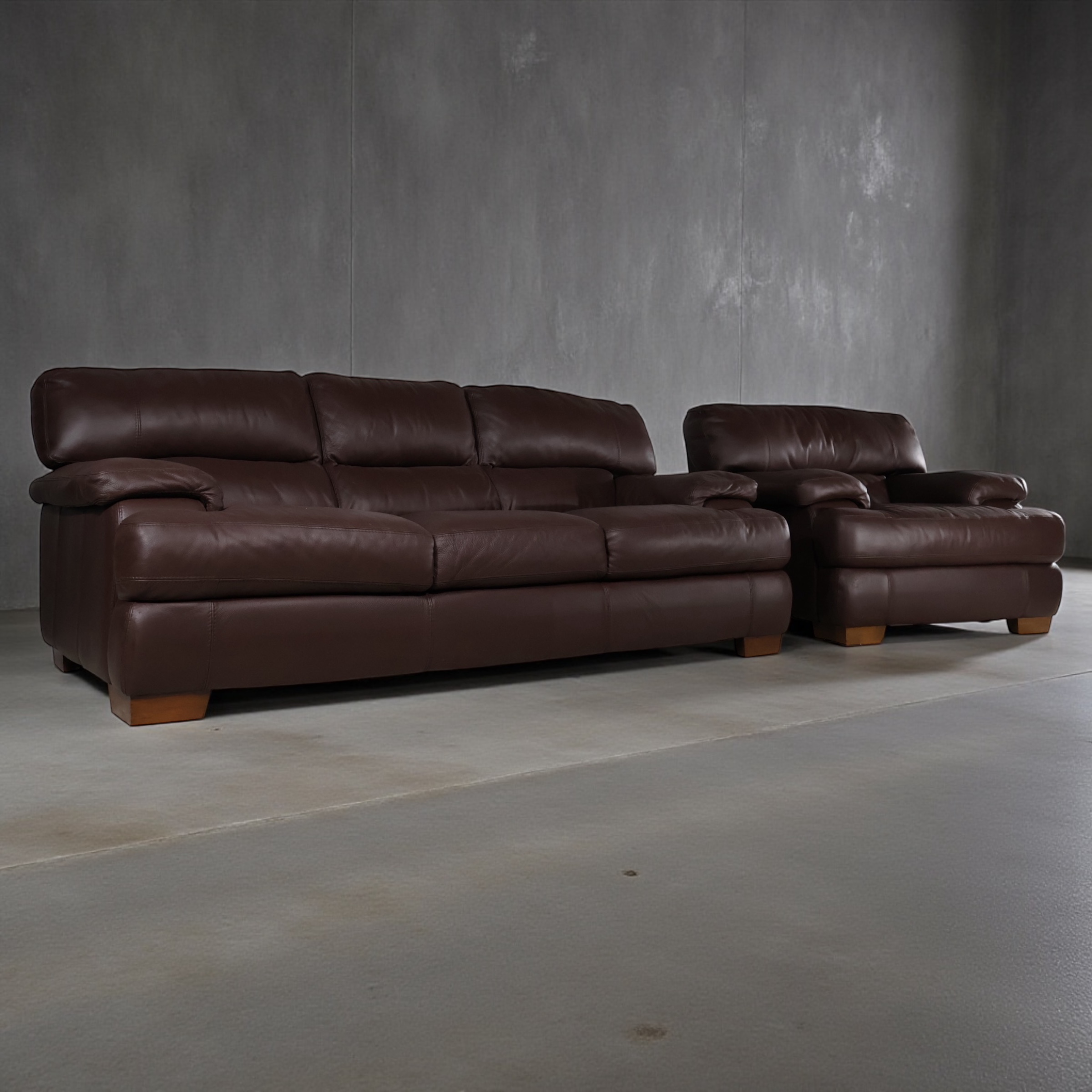Leather Lounge Set — Studio Edition