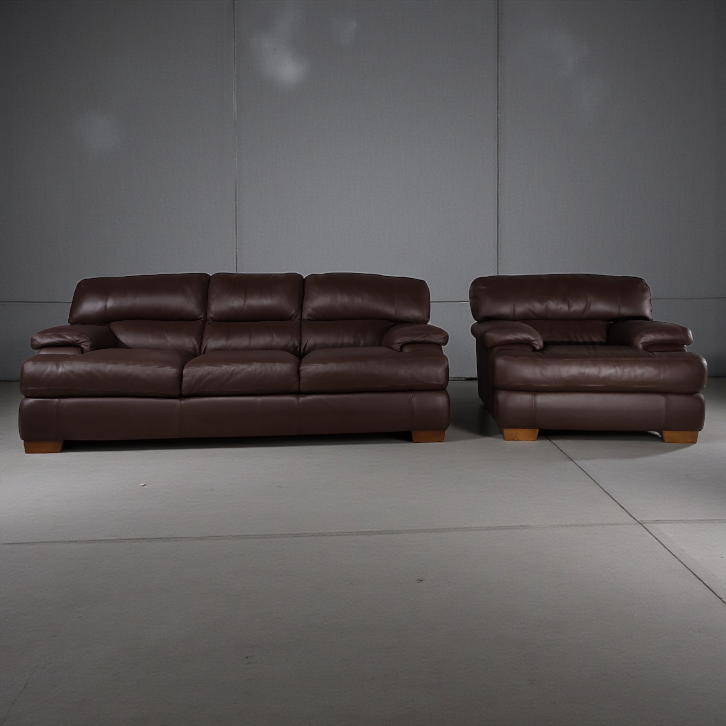 Leather Lounge Set — Studio Edition