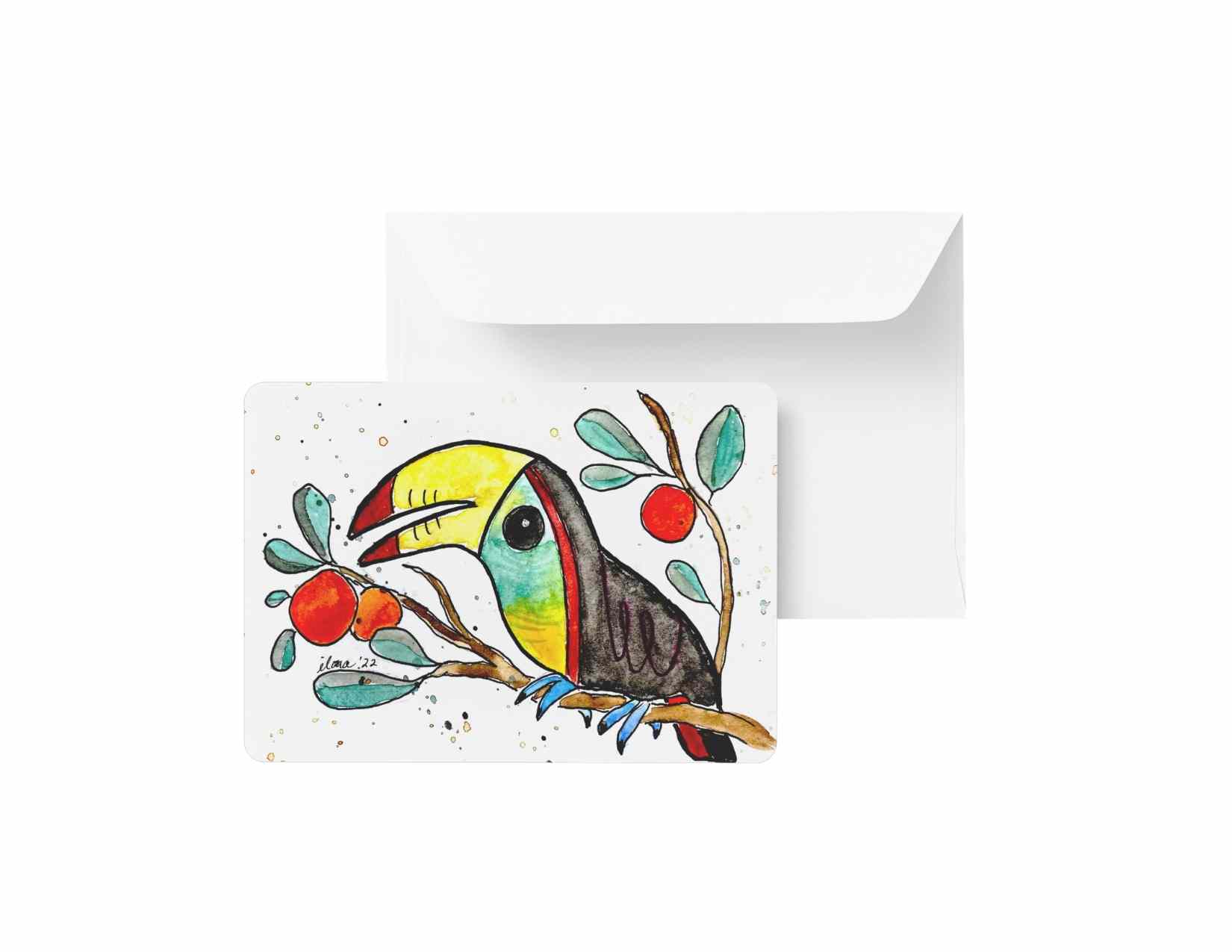 Toucan Art Greeting Card